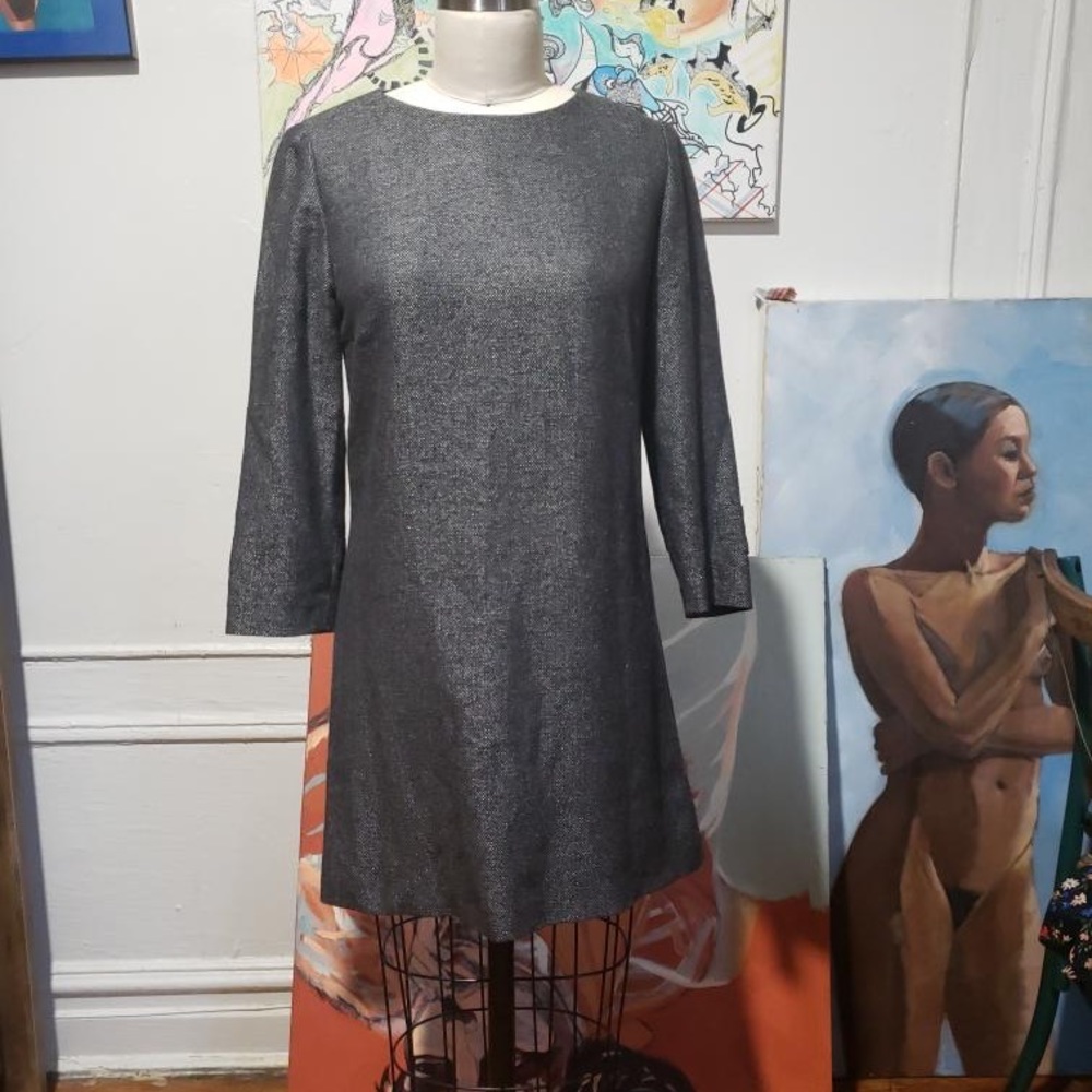 Zadig Et Voltaire Shift dress with Suede patch